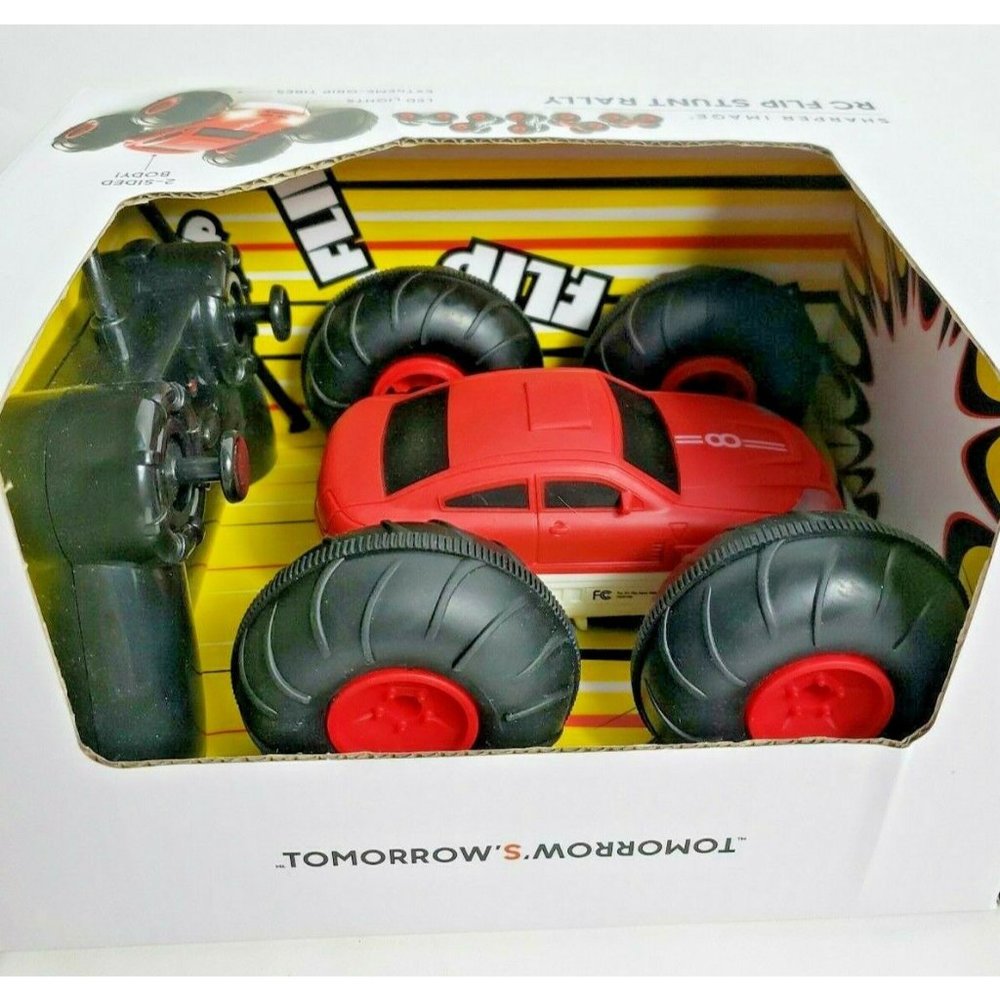 Sharper Image Remote Control Red RC Flip Stunt Car
